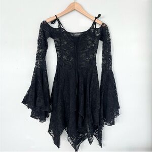 Dolls Kill Lace Dress XS NWOT